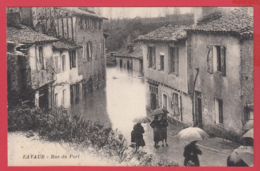 CPA- LAVAUR- INONDATIONS 1930- Rue Du PORT - Animation** 2 SCAN- - Lavaur