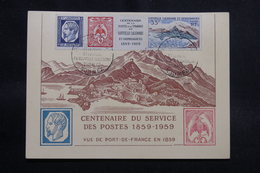 NOUVELLE CALÉDONIE - Carte Maximum En 1960 - Port De France - L 54671 - Tarjetas – Máxima