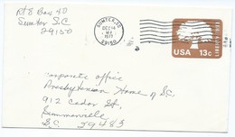 3298 - Enveloppe Entier Postal USA Liberty Tree - Sumter South Carolina Summerville 1977 Vignette Vermont 1977 - 1961-80