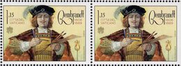 Vatican - 2019 - 350th Anniversary Of Death Of Rembrandt - Mint Stamp Pair (type B) - Unused Stamps