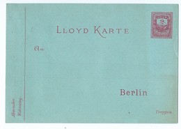 3304 - Entier Carte Postal Postale Vierge LLOYD KARTE BERLIN TREPPEN Curiosité Curiosity - Private & Lokale Post