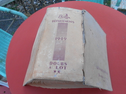 Bottin  Departements Doubs A Lot  Année 1949  5720 Pages - Telephone Directories