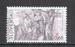 SLOVAKIA 2013 -HOMMAGE TO IGOR RUMANSKY, ARTIST -  POSTALLY USED OBLITERE GESTEMPELT USADO - Used Stamps