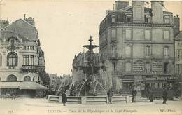 Militaria - Guerre 1914-18 - Cachets - Santé - Tramways - Cachet Hopital Auxiliaire - Ass Des Dames Francaises - Troyes - War 1914-18