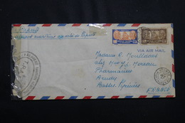 NOUVELLE CALÉDONIE - Enveloppe De Nouméa Pour La France En 1947, Affranchissement Plaisant - L 54720 - Storia Postale