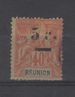 Réunion- 1901- Surcharge Très Déplacée - N°51 A - Other & Unclassified