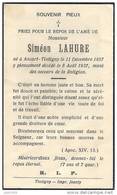 ANSART ..-- Mr Siméon LAHURE , Né En 1857 , Décédé En 1937 . - Tintigny