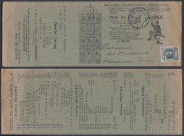 BELGIQUE 5c HOUYOUX "BRUXELLES 1927" SUR PUBLIC "PARFUMERIE" (DD) DC-7178 - Typografisch 1922-31 (Houyoux)