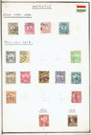 Small Collection Of +/- 230 Old Stamps (o) From Hungary (Hongrie) - Sammlungen