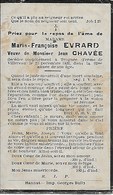 HANNUT  TROGNEE(FERME VILLEREAU) MARIE EVERARD Vve CHAVEE 21 DECEMBRE 1920 - Hannut
