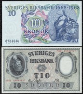 Sweden 10 Kronor 1950 - 1968 UNC Banknotes - Svezia