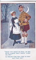 PC Never Min' Aboot Ma Face... - Scotish Soldier And Maid - Humour - Inter-Art London - Ca. 1910 (47753) - Humorísticas