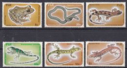 Fiji 1986 Animals Reptiles Mi#548-553 Mint Never Hinged - Fidji (1970-...)