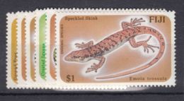 Fiji 1986 Animals Reptiles Mi#548-553 Mint Never Hinged - Fiji (1970-...)