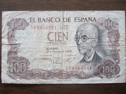 ESPAGNE 100 PESETAS 17/11/1970 - 100 Peseten