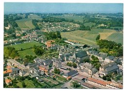 64 - Pyrénées Atlantiques / MORLAAS -- Vue Panoramique Aérienne Sur Le Centre Bourg Et La Cathédrale Sainte Foy .... - Morlaas