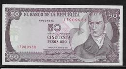 Colombie - 50 Pesos - Pick N°425b - NEUF - Colombie