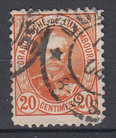 LUXEMBURG - Michel - 1891 - Nr 59 D - Gest/Obl/Us - 1891 Adolphe Voorzijde