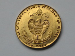 Médaille The Cathedral Church Of St.John The Divine - NEW YORK    **** EN ACHAT IMMEDIAT **** - Altri & Non Classificati