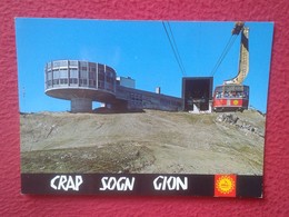 POSTAL POST CARD SUIZA SUISSE SCHWEIZ SVIZZERA SWITZERLAND FLIMS CRAP SOGN GION LAAX FALERA BERGHOTEL RESTAURANT........ - Falera