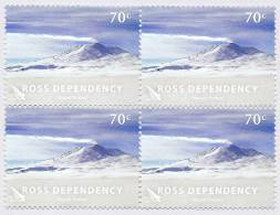 Ross Dependency 2012 Antarctica Erebus Volcano Vulkan Block 4 MNH ** - Unused Stamps