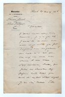 VP16.936 - MILITARIA - 1856 - Lettre à En - Tête Direction Générale De La Sureté Publique ( Police ) à PARIS - Politie & Rijkswacht