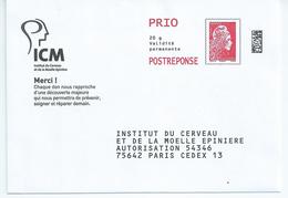 Entiers Postaux : Enveloppe Réponse Type Yseult Catelin L'Engagée PRIO Datamatrix ICM 246184 ** - PAP: Antwort/Marianne L'Engagée