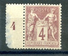 France N°85 Type Sage - Millésime 4 - (F542) - 1876-1898 Sage (Type II)