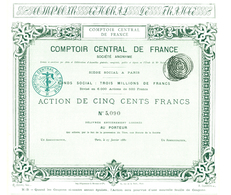 Comptoir Central De France, Vieux G. RICHARD De 1882 - A - C