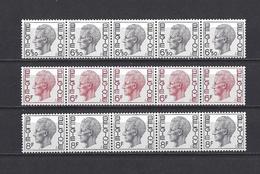 Belgique: R58 + R62 + R66 ** Avec N° - Coil Stamps