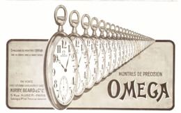 PUB MONTRE " OMEGA " 1921 ( 55 ) - Montres Anciennes