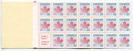 RC 15944 CANADA BK83 MAPLE LEAF ISSUE  CARNET COMPLET BOOKLET MNH NEUF ** - Volledige Boekjes