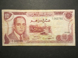 Billet - Maroc - Hassan II - Dix Dirhams - ABE - 1970 - 1390 - Marocco