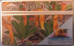 SEYCHELLES - Phonecard  -  Landis § Gyr  -  Seychelles Folia  -  120 Units - Sychelles