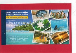 Carnet De La Polynésie De 1997 N° 555A ( Le Tourisme ) Avec 24 Valeurs Luxe *** - Booklets