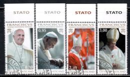 Vatican 2015 Mi# 1827-1830 Used - Pope Francis - Oblitérés