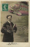 2 Cartes  1er AVRIL  Poissons 1905/14 - 1° Aprile (pesce Di Aprile)