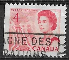 Canada 1967. Scott #457a (U) Ship In Lock (Central Canada) - Timbres Seuls