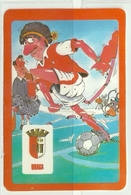 1984 Pocket Calendar Calandrier Calendario Portugal Futebol Soccer Sporting Club Braga - Grand Format : 1981-90