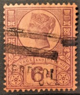 GREAT BRITAIN 1887/92 - Canceled - Sc# 119 - Jubilee Issue 6d - Usati