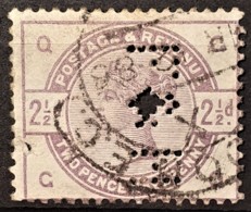GREAT BRITAIN 1883/84 - Canceled - Sc# 101 - 2.5d - Usati