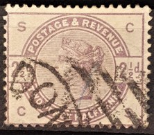 GREAT BRITAIN 1883/84 - Canceled - Sc# 101 - 2.5d - Used Stamps