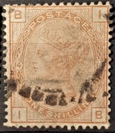 GREAT BRITAIN 1880/81 - Canceled - Sc# 87 - 1sh - Plate 14 - Usados