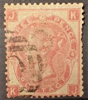 GREAT BRITAIN 1865 - Canceled - Sc# 44 - 3d - Plate 4 - Used Stamps