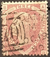 GREAT BRITAIN 1860/70 - Canceled - Sc# 32 - 1.5d - Oblitérés
