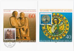 Germany Deutschland 1980 X2 Maximum Card, Berlin, 150 Jahre Preussische Museen - 1961-1980