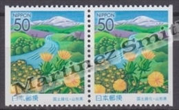 Japan - Japon 2002 Yvert 3222a, Day Of The Tree, Yamagata Prefecture - Pair From Booklet - MNH - Neufs