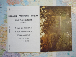 Calendrier Petit Format  Libraire Poiré-Choquet Amiens 1980 - Small : 1971-80