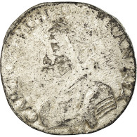 Monnaie, France, Charles IX, Teston, 1568, Toulouse, TB, Argent, Sombart:4602 - 1560-1574 Carlos IX