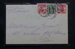 CUBA - Enveloppe De Habana Pour Paris En 1908, Affranchissement Plaisant - L 54888 - Brieven En Documenten